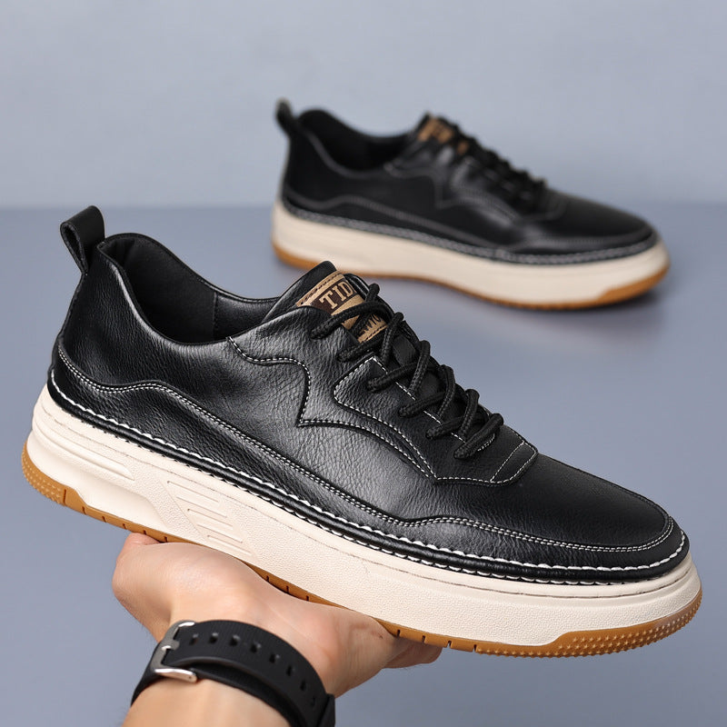 Men's Leather British Style Casual Shoes
