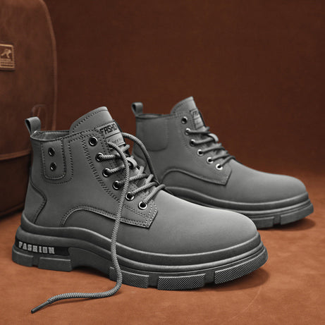 Men's High-top Lace-up Thick-soled Martin Boots
