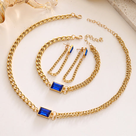 Women's Square Luxury  Jewelry Set