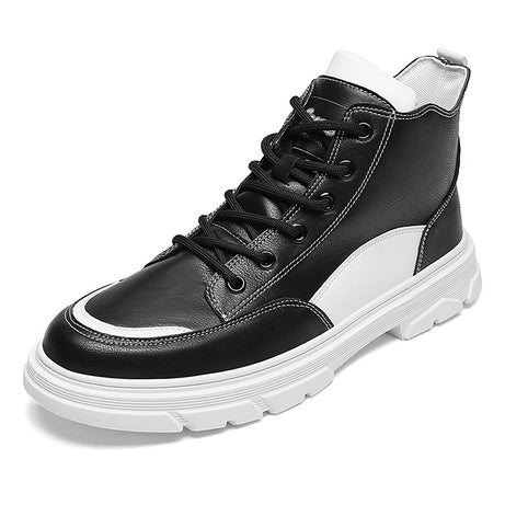 Men's Leather High-top Martin Boots Shoes