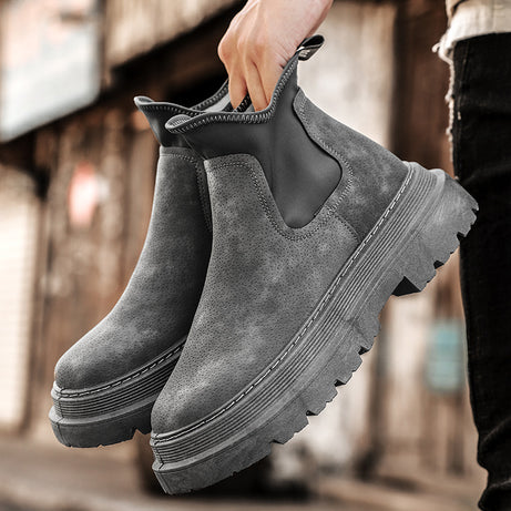 Men's High-Top Martin Boots British Style Shoes