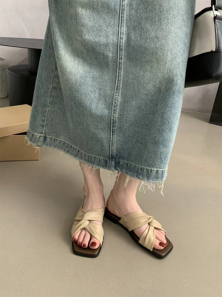 Women's Butterfly-knot Open Toe Sweet Sandals