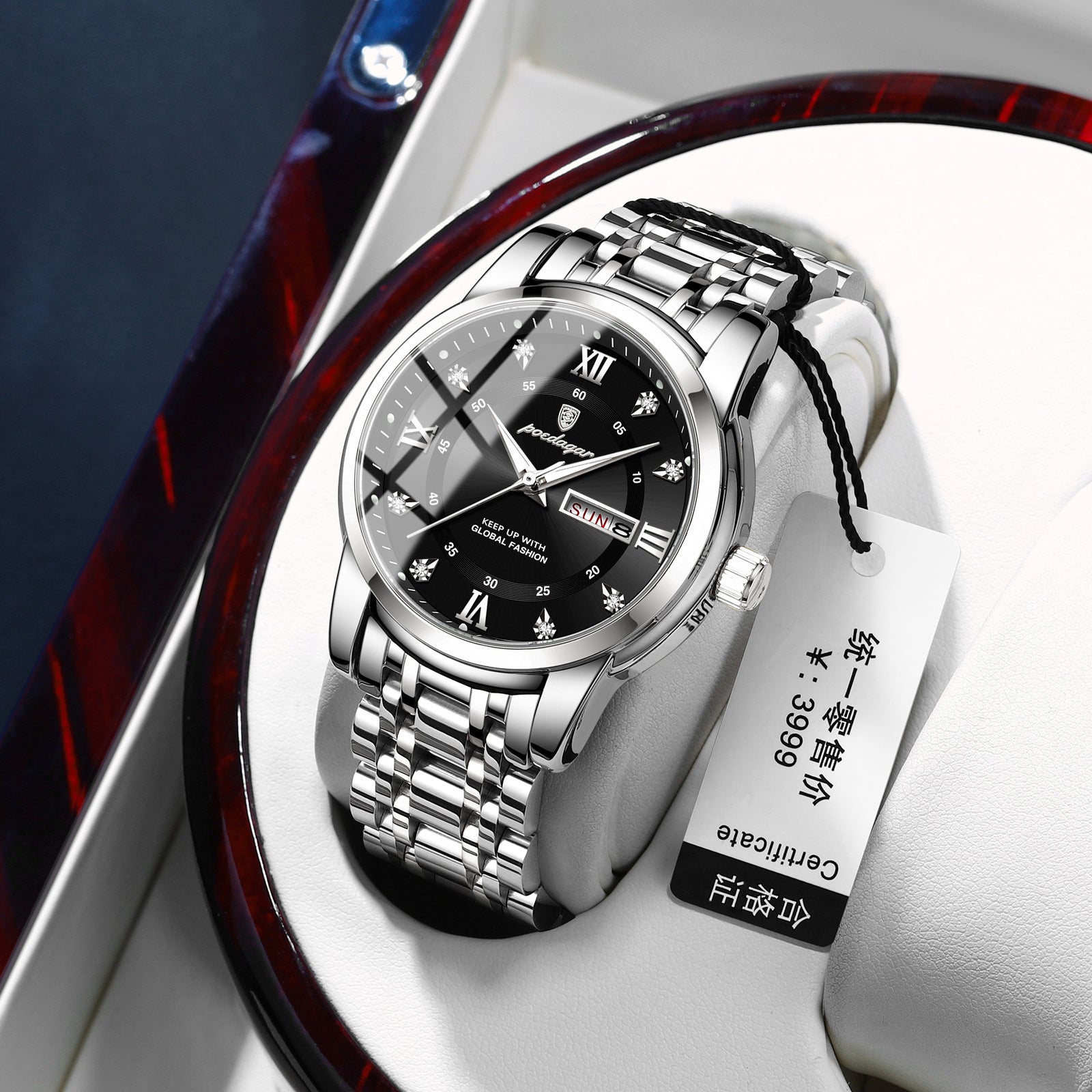 Men's Stainless Steel Explosion  Watch