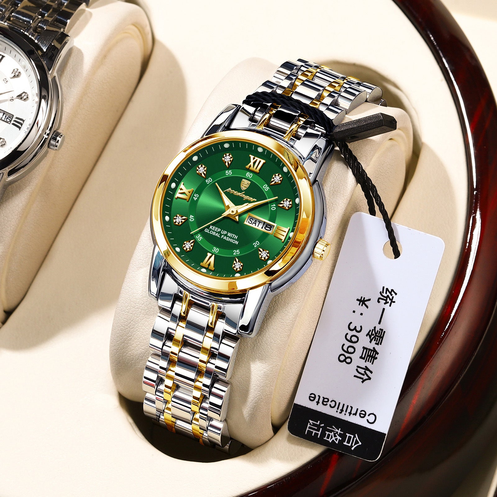 Women's Waterproof Calendar Luminous Watch