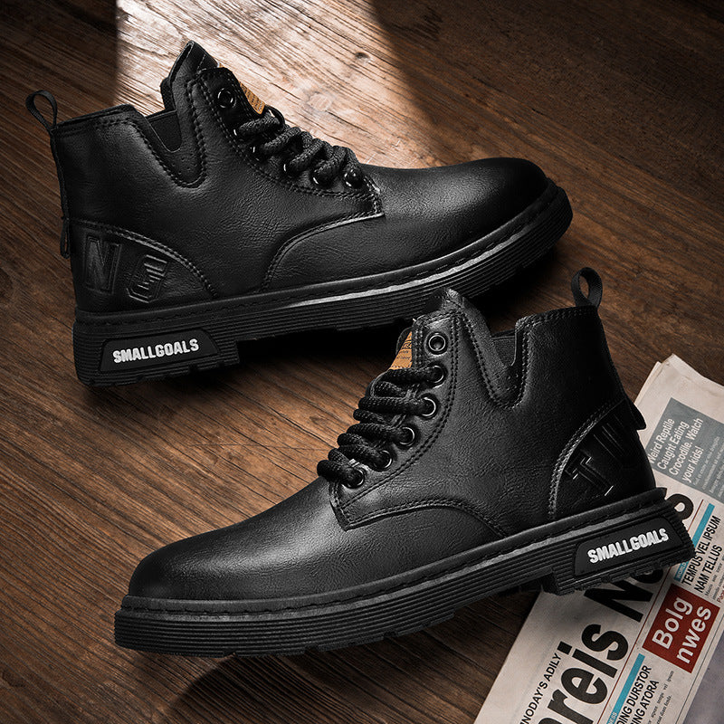 Men's British Style High-Top Casual Martin Boots
