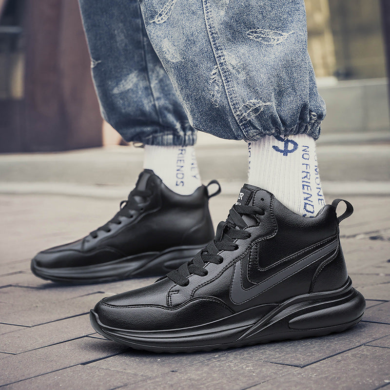 Men's Microfiber Leather Casual Sneakers