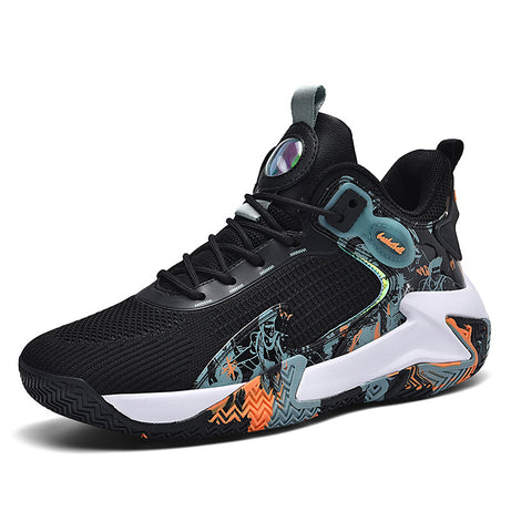 Men's Fly-Woven Breathable Basketball Sports Sneakers