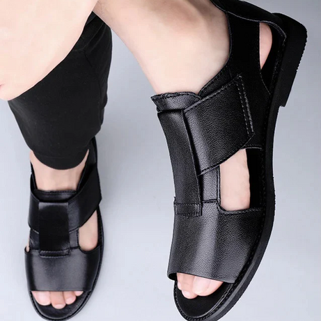 Men's Leather Breathable Casual Sandals