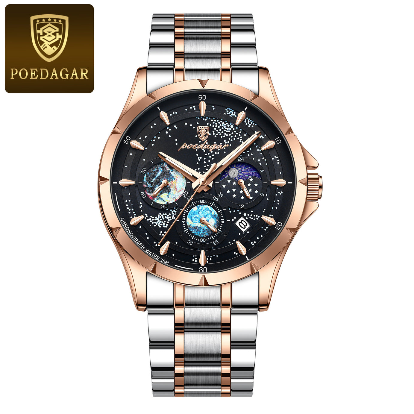 Men's Super Multi-Function Quartz Watch