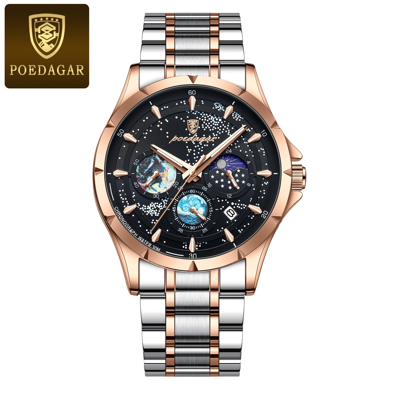 Men's Super Multi-Function Quartz Watch