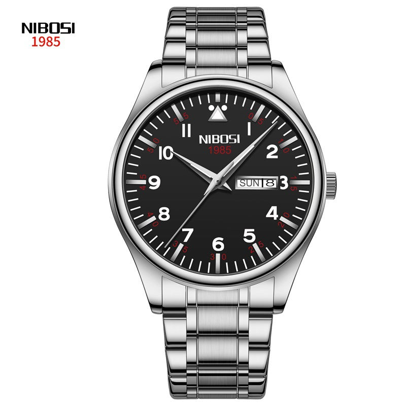 Men's Classic Dual Calendar Student Watch