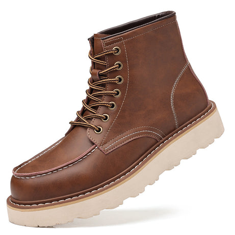 Men's Leather British Style Martin Boots