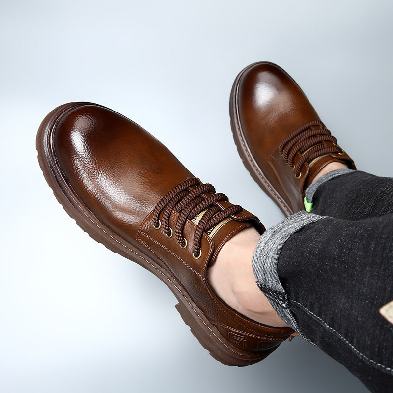Men's Leather Outdoor Tooling Casual Shoes