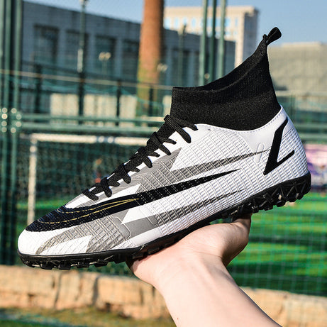 Men's Synthetic Leather Football Turf Sports Shoes