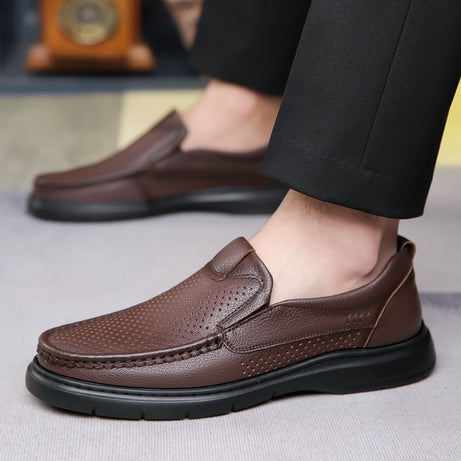 Men's Leather Business Casual Shoes