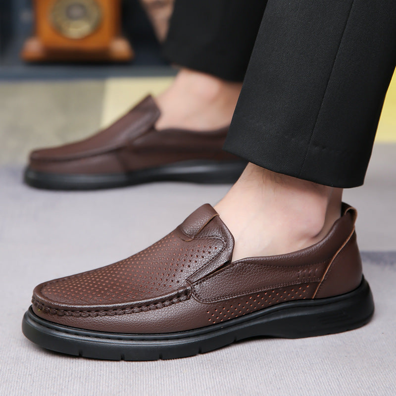 Men's Leather Business Casual Shoes