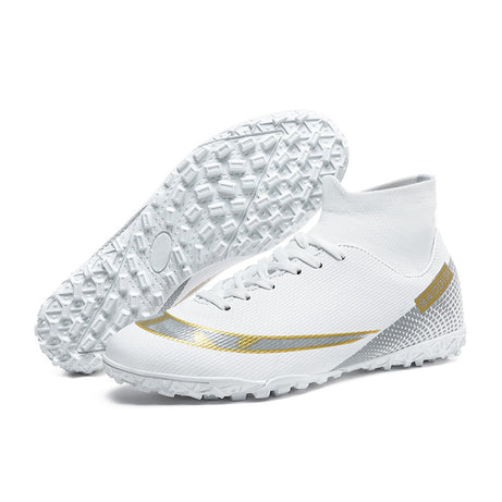 Men's Football High-Top Training Broken Nails Shoes