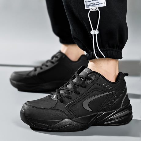 Men's Microfiber Leather Running Shoes