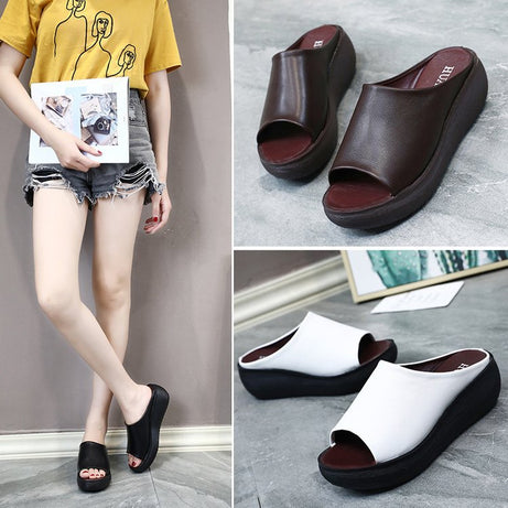 Women's Cool slippers Korean Fashion heel