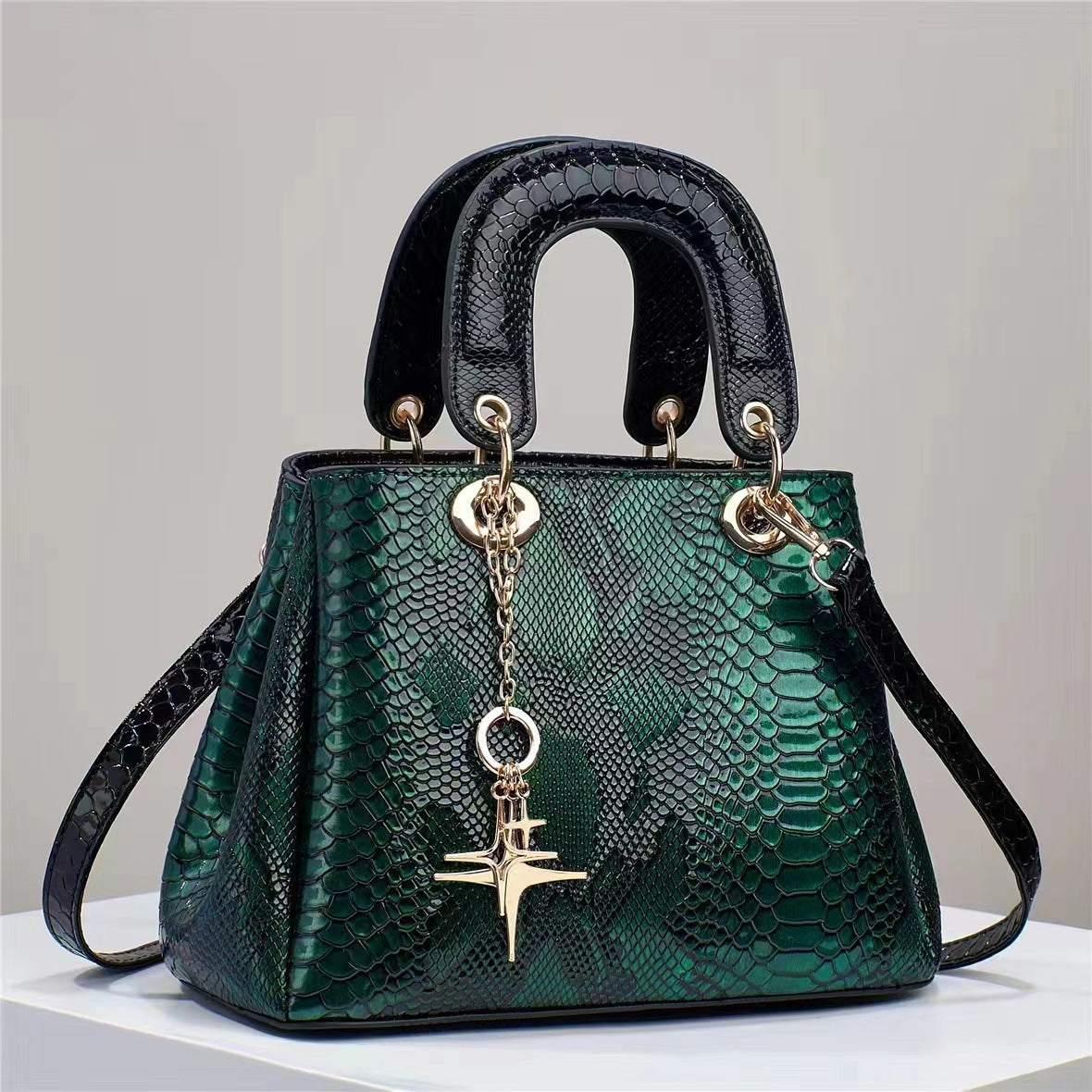 Women's Bag Snake Leather Handbag