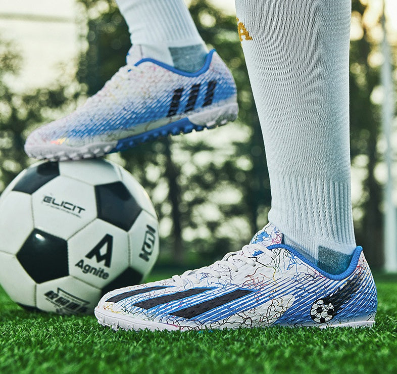 Men's Football Gress Training Broken Nails Shoes