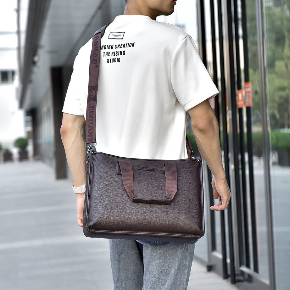 Men's Portable Multi-compartment Business Bag