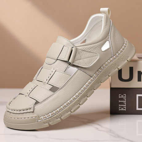 Men's Leather Roman Style Casual Sandals