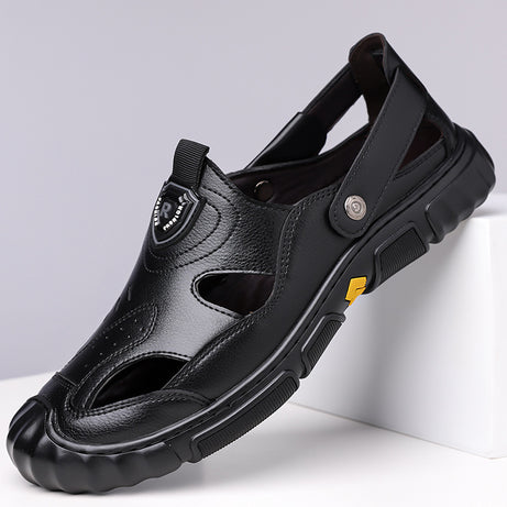 Men's Leather Breathable Casual Sandals