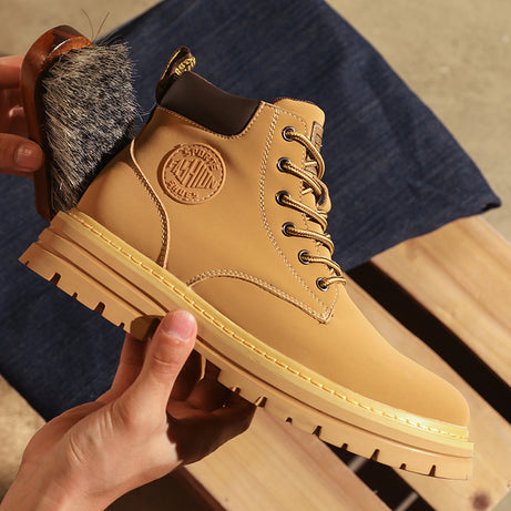 Men's Versatile Casual Leather Martin Boots