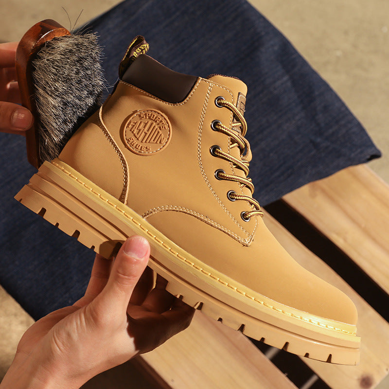 Men's Versatile Casual Leather Martin Boots