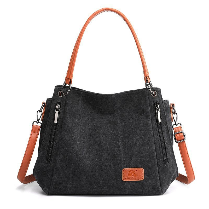 Women's Trendy Canvas Design Shoulder Bag