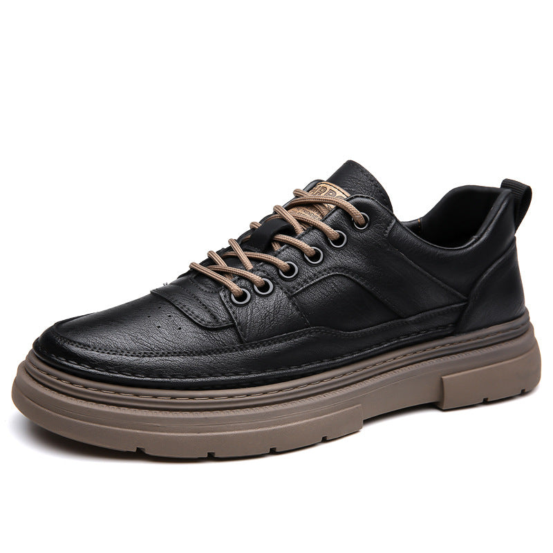 Men's Leather Low-Top Casual Martin Shoes
