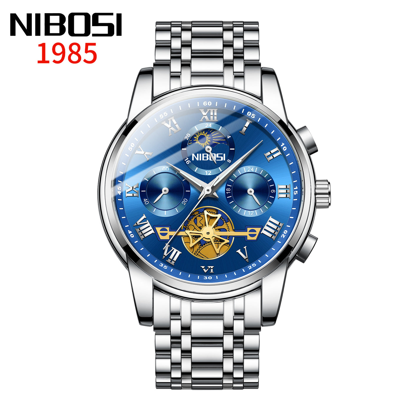 Men's Luminous Waterproof Multi-function Watch