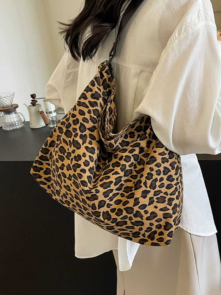 Women's Leopard Print Fashion Shoulder Bag