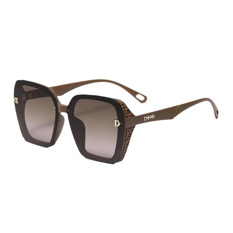 Women's Big Frame Anti-Ultraviolet Sunglasses
