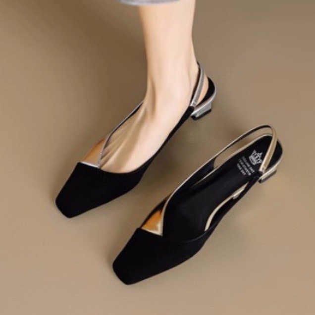Women's Casual Temperament Thick Heel Shoes