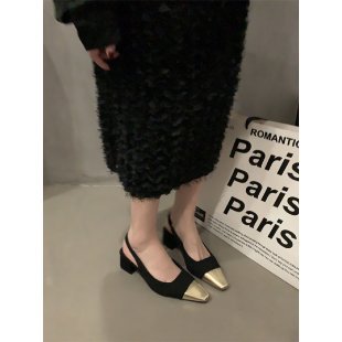 Women's Square Head High Heel Sandals