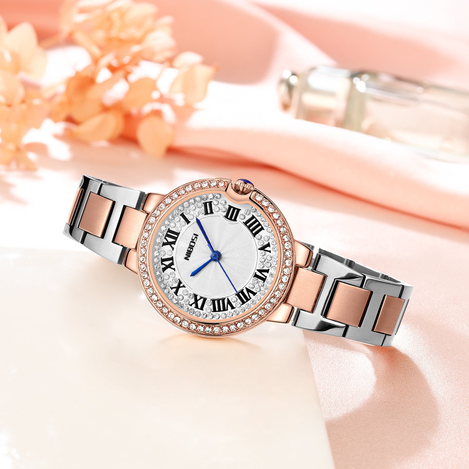 Women's Steel Belt Waterproof  Watch