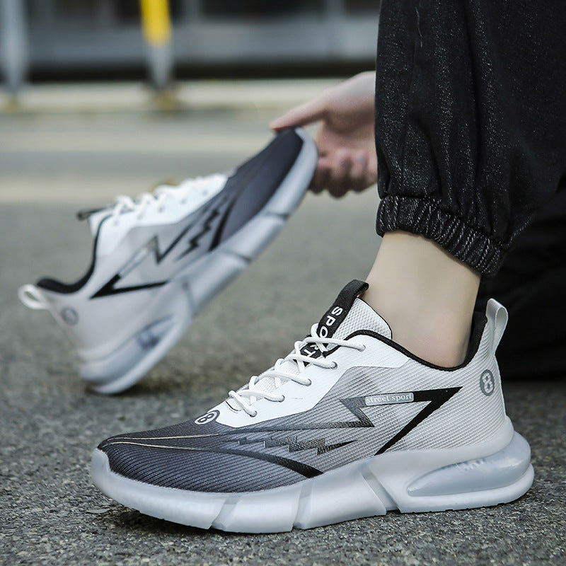 Men's Mesh Air Cushion Shock-Absorbing Running Shoes