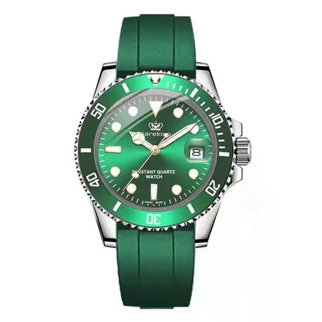 Men's Multi-functional Silicone Tape Watch