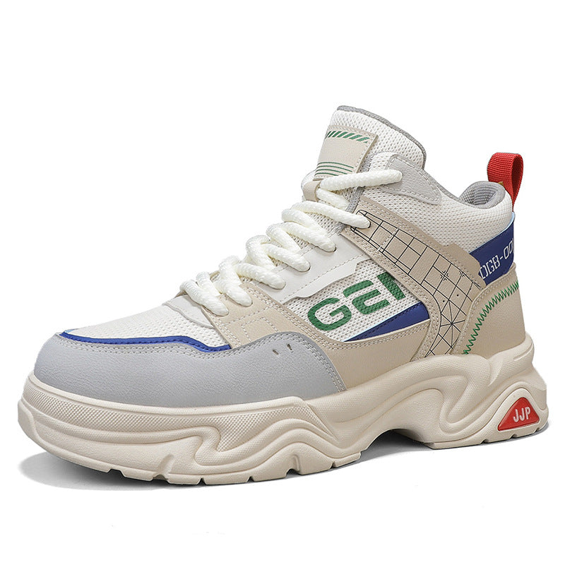 Men's Autumn Platform Hiking Shoes Short Boots