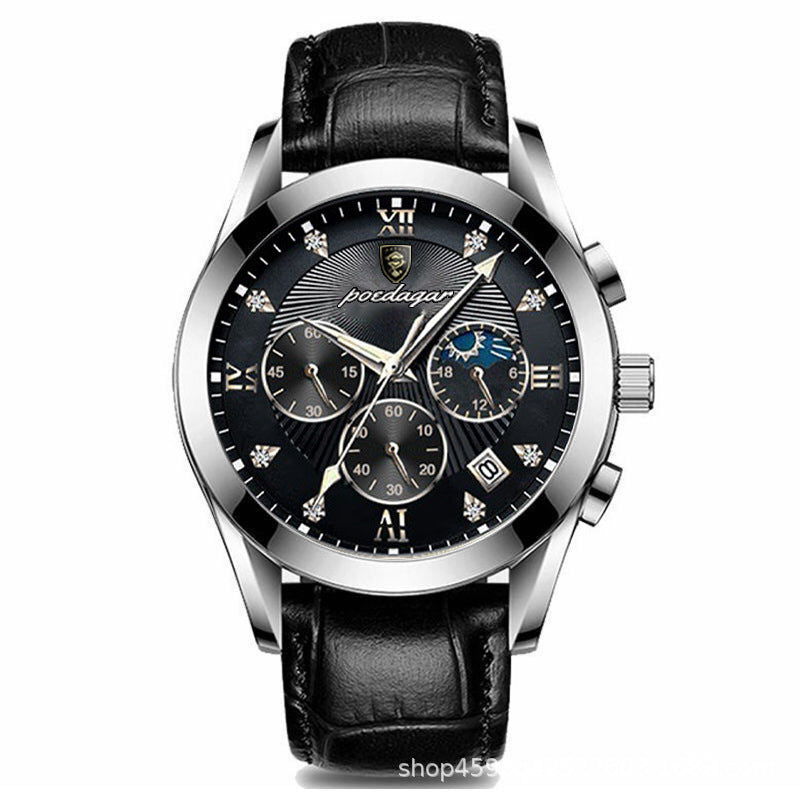 Men's Multi-Function Trendy Watch