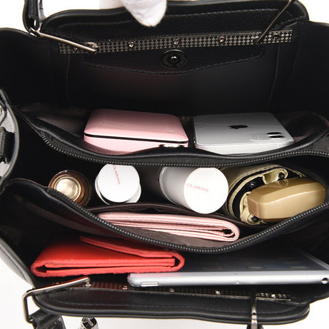 Women's Large Capacity Fashionable Leather Handbag