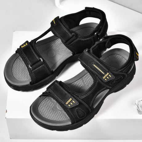 Men's Anti-Slip Soft Sole Leather Sandals