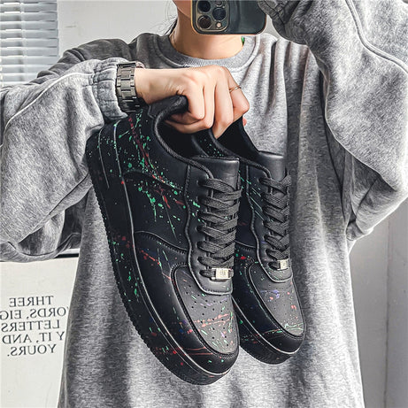 Men's Fashion Casual Platform White Shoes