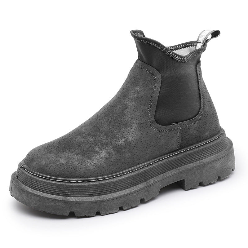 Men's High-Top Martin Boots British Style Shoes