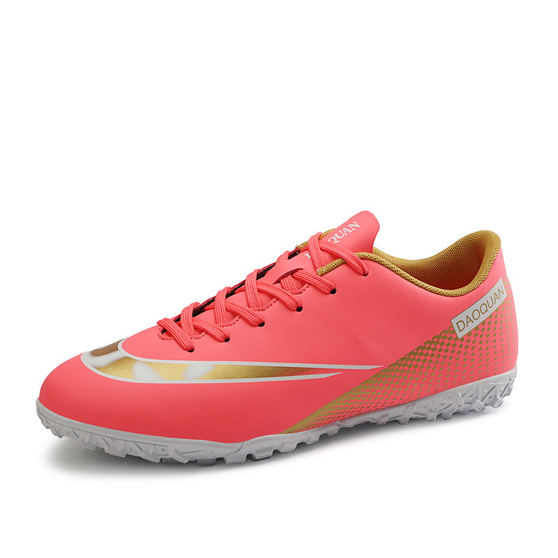 Men's Gamon Leather Low-Top Football Turf Sports Shoes