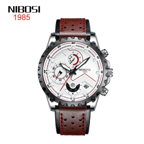 Men's  Waterproof Solid Steel Belt Watch