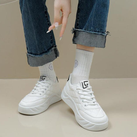 Women's Fashion Platform Casual Sneakers (In Stock)