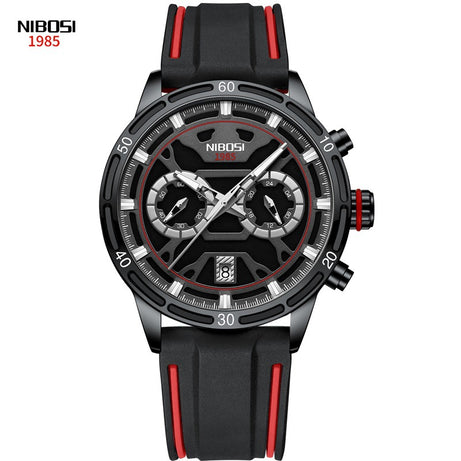 Men's Butterfly Double Snap Buckle   Watch